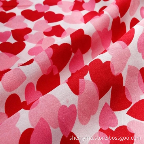 Satin print foil fashion weave fabric for dress